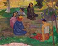 Gauguin Paul Conversation Les Parau Parau  - Hermitage